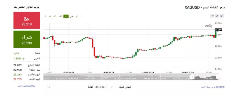أسعار الفضة تتجاوز 75 دولاراً وتعيد رسم خريطة التداول العالمية