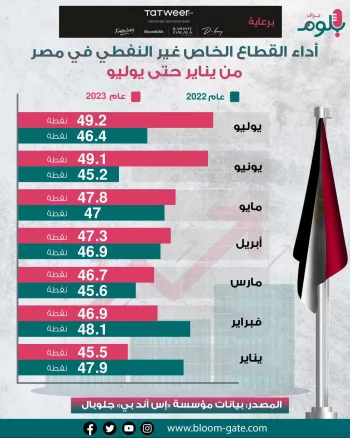 القطاع الخاص في مصر يحقق أقوى أداء فصلي منذ خمس سنوات