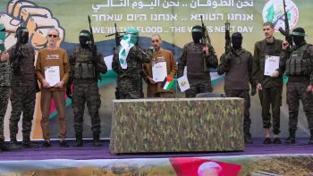 Trump Says Egypt, Turkey and Qatar Support Hamas Disarmament Deal