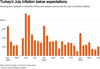 Inflation in Turkey Slows More Than Expected, Boosting Central Bank Outlook